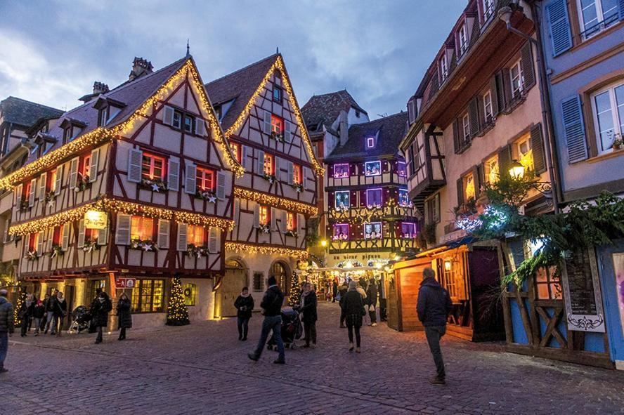 Ferienwohnung Les Vendangeurs Niedermorschwihr Exterior foto